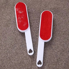 Self-cleaning Lint Sticking Roller 2 Sides Dedusting Brush Pet Hair Remover Brush Removing Dog Cat Hair from Sofa Carpet Clothes