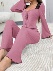 Soft Knit Autumn Pajama Set