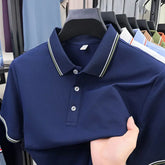 Turn Down Collar Summer Polo