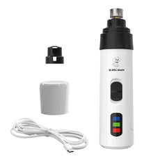 Dog Nail Grinders Painless USB Charging Rechargeable Pet Nail Clippers Quiet Electric Dog Cat Paws Nail Grooming Trimmer Tools