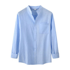 Button Mock Neck Long Sleeve Top