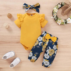 Floral Baby Girl Summer Set