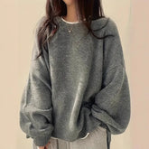 Oversized Knit Pullover Sweater