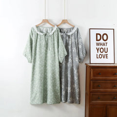 Sweet Cotton Floral Night Gown