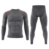 Men Sports Tactical Underwear Sets Fitness Running Tracksuits Breathable Quick Drying Clothing Sweatwicking Sports Clothing