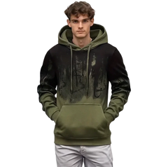 Men's Hoodie High Quality Hooded Long Sleeve Ink-splashed Sweatshirt Autumn Winter Daily Casual Sporty Jogging Fashion Outwear