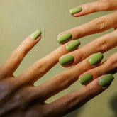 Simple White Short Press Nails