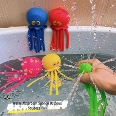 Octopus Sponge Water Bath Toy