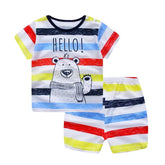 Plaid Summer Baby Outfit Set