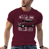 Vintage Rally Sketch Cotton Tee