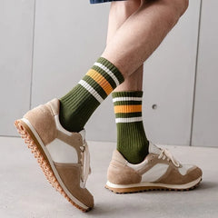 Colorful Stripe Casual Socks