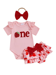 Floral Ruffle Toddler Summer Set