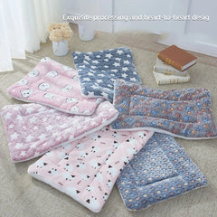 Flannel Winter Sleeping Mattress Cushion