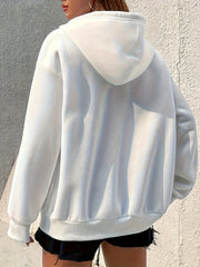 Cozy Zip Hooded Fleece Hoodie