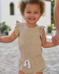 Ribbed Summer Kids Casual Set