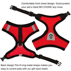 Breathable Mesh Vest Lead Leash