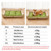 Bite-Resistant Four Season Square Bed