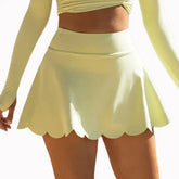 Slim Fit Tennis Skirt Shorts