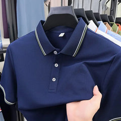 Turn Down Collar Summer Polo