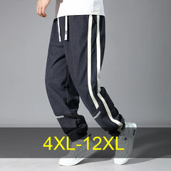 Jogger Pants Men Plus Size 12XL Sweatpants Fashion Casual Joggers Male Big Size 12XL Stretch Waist Trousers