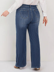 Plus Size Wide Leg Jeans