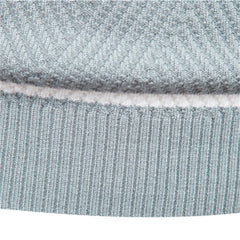 Patchwork Slim Knit Pullover