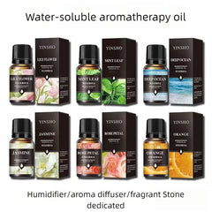 17 Flavors 10ml Essential Oils For Aroma Diffuser AirHumidifier Home Water-soluble Lavender Rose Eucalyptus White Peach Oolong