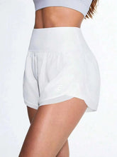Faux Two Piece Fitness Shorts