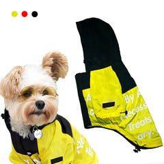 Fashion Pet Dog Clothes Raincoat Waterproof Reflective Pet Jacket Dog Cat Coat for Small Medium Large Dogs Clothes