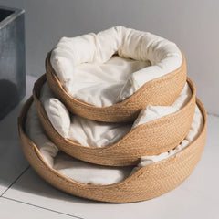 Woven Rattan Cozy Sleeping Nest