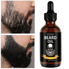 【Moisturizing and Oil-Controlling for All Seasons, Instantly Moisturizes and Softens】1.01 oz Men's Beard Care Oil: Use Once to Make Beard Smooth, Strong, Nourish the Roots, Provide Long-Lasting Hydration, and Leave a Last