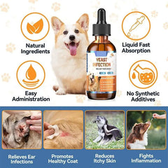 60ML 3Kinds Dog Pet Drops Gentle Care Supplement To Maintain Healthy Coat and Skin for Dogs Herbal Drops PET CARE