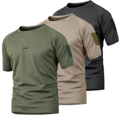 Mens Summer T-shirt Male Camping Hiking Trekking Tops Training Running Climbing Gym Breathable Pullover Casual Cargo Shirts