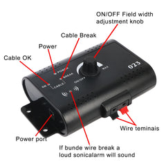 Dog Training Collar Pet Accessories Electronic Pet Fence System Containment Waterproof Electric Dog Fence Sound Shocked Collar