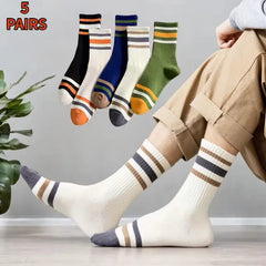 Striped Casual Men Sock Pack