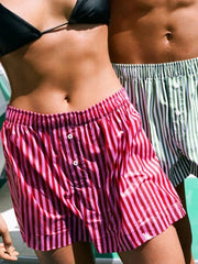 Elastic Waist Solid Summer Shorts