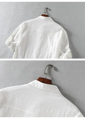 Cotton Linen Casual Summer Shirt
