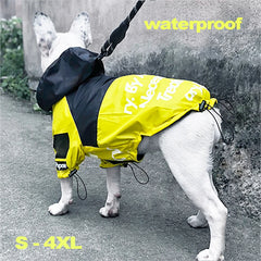 Fashion Pet Dog Clothes Raincoat Waterproof Reflective Pet Jacket Dog Cat Coat for Small Medium Large Dogs Clothes