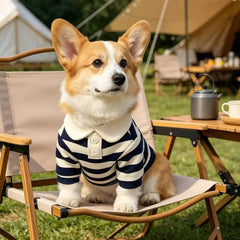 Striped Pet Shirt Soft Pullover Outfit Suitable For Puppy Dogs Cats Schnauzers Pomeranians Daily Casual Pet Apparel