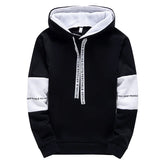 Printed Casual Hooded Pullover Sweatshirt