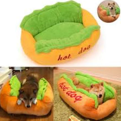 2026 New Hot Dog Pet Bed For Dachshund Cats Puppies Small Pets Plush Removable Washable Pet Beds Soft Corduroy Non-Slip Bottom