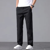 Stretch Cotton Straight Golf Trousers
