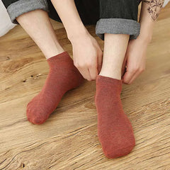 Men’s Cotton Ankle Socks 5-Pair Pack