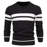 Patchwork Slim Knit Pullover