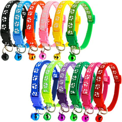 Colorful Cartoon Bell Pet Collar