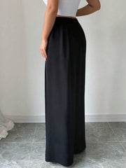 Elegant High Waist Wide Pants