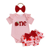 Floral Ruffle Toddler Summer Set
