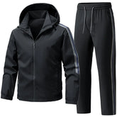 Tracksuits for Man Men's Cardigan Hoodie Set Sportswear 2 Piece Set Casual Running Fitness Suit Windproof Warm Set Sports Suits