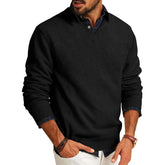 Men’s V-Neck Smart Casual Knit Pullover