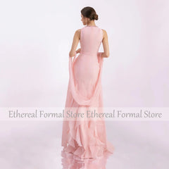 Beaded Mermaid Formal Evening Gown